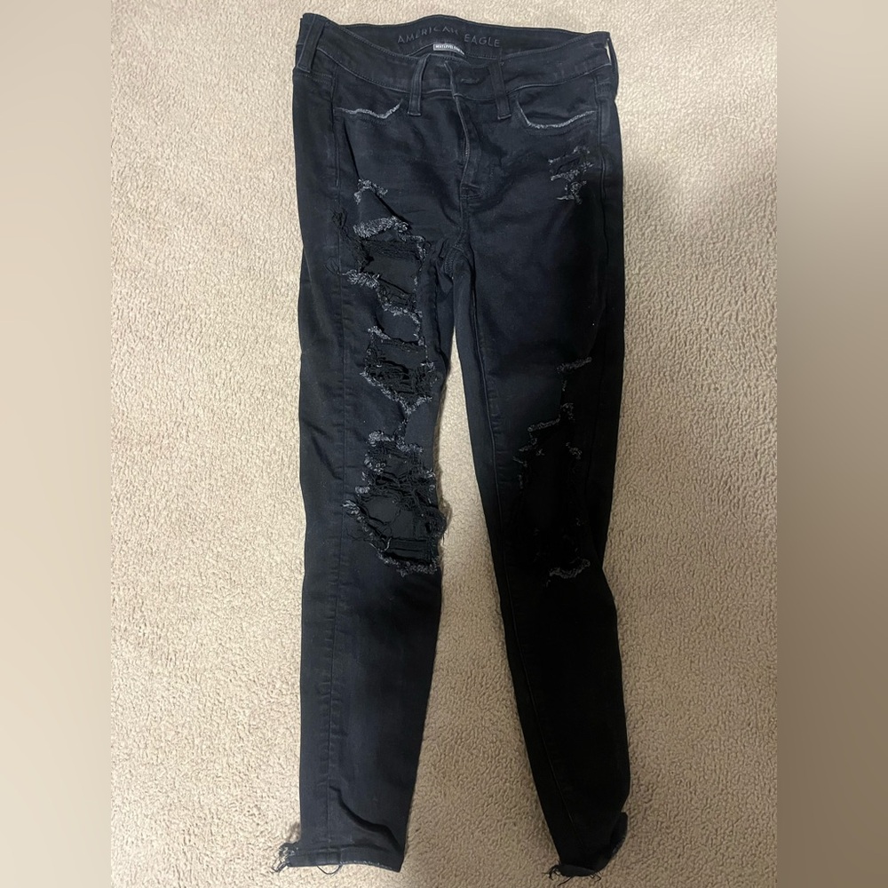 American Eagle skinny jeans.